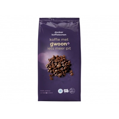 Huismerk Koffiebonen dark roast