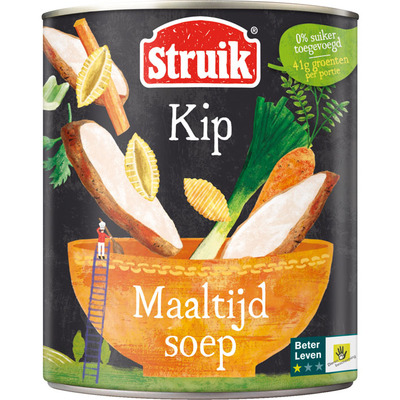 Struik Maaltijdsoep kip