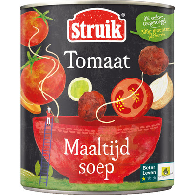Struik Maaltijdsoep tomaat