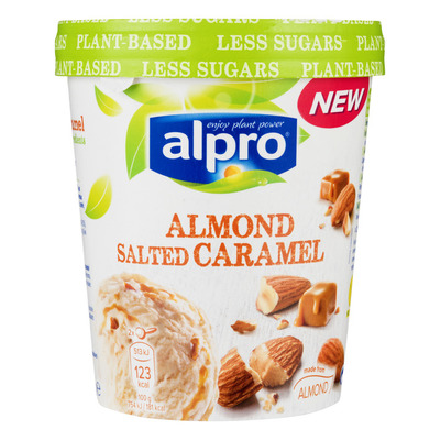 Alpro IJs almond salted caramel