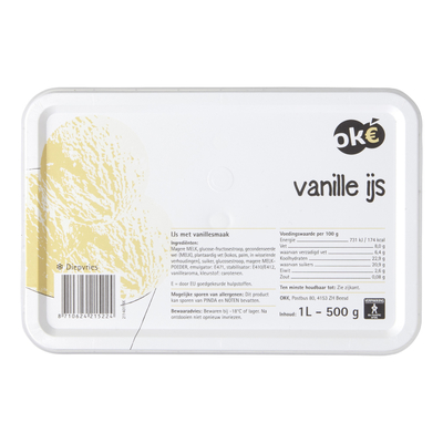 Budget Huismerk Vanille ijs