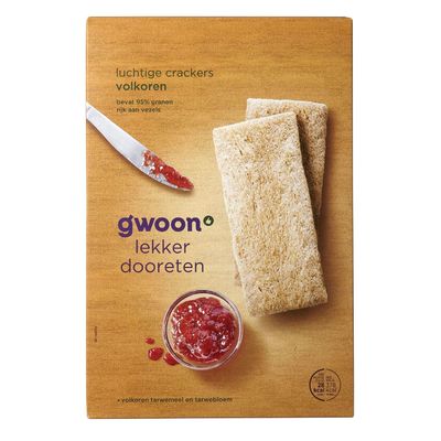 G'woon Luchtige Crackers Volkoren