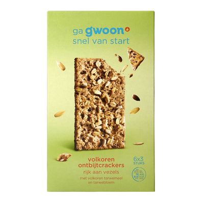 G'woon Ontbijtcrackers Spelt Volkoren