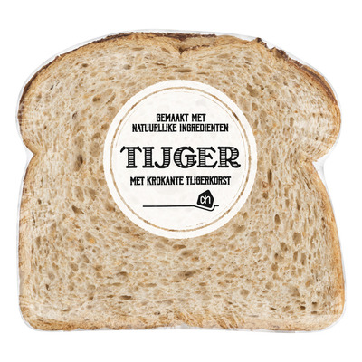Huismerk Tijger bruin half