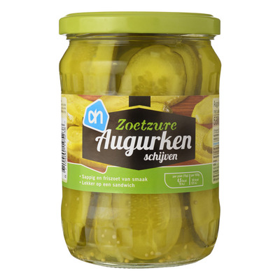 Huismerk Zoetzure augurken schijven
