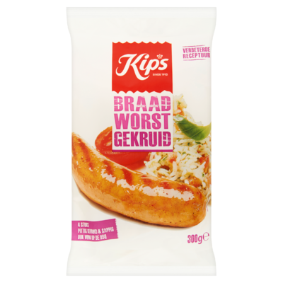 Kips Braadworst Gekruid 4 Stuks 300 g