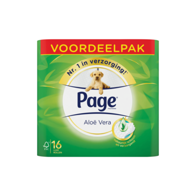 Page® Toiletpapier Aloë Vera 16 Rollen