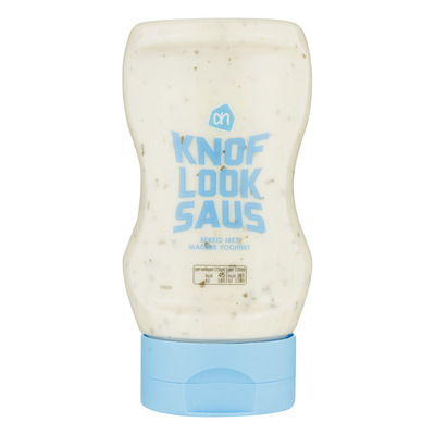 Huismerk Knoflooksaus topdown