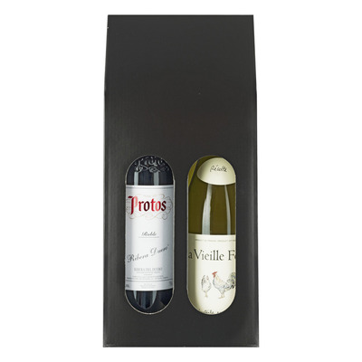 Huismerk Wijnbox (rood/wit)