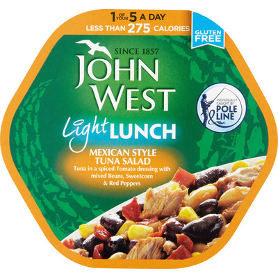 John West Light lunch Mexican style