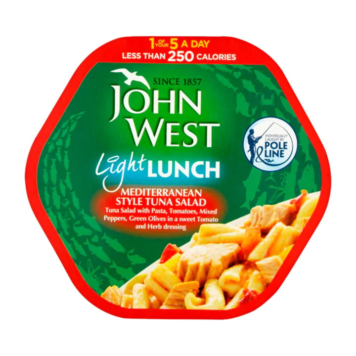 John West Light Lunch Mediterranean Style Tuna Salad