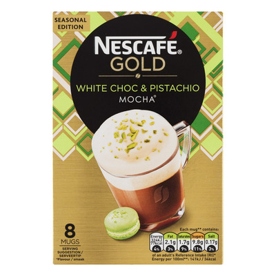 Nescafé White choc & pistachio mocha