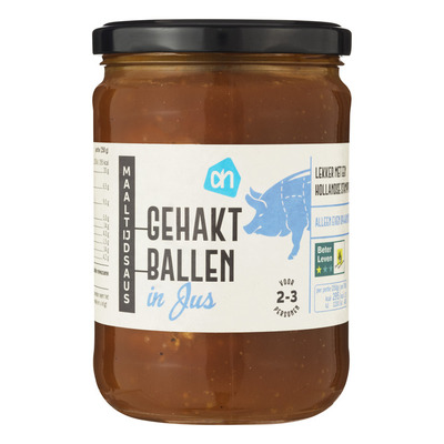 Huismerk Oma's gehaktbal in jus