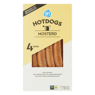 Huismerk Hotdogs mosterd