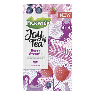 Pickwick Joy of tea berry dreams rooibosthee