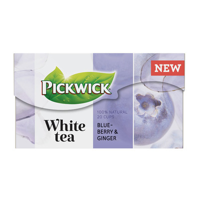 Pickwick White blueberry & ginger witte thee