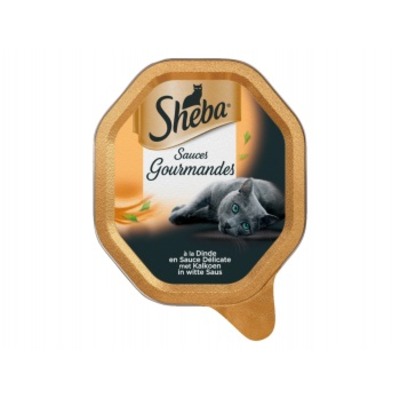 Sheba Gourmandes kalkoen in witte saus