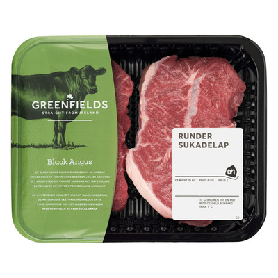 Huismerk Greenfields Runder sukadelap Black Angus