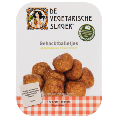 De Vegetarische Slager Vegetarische gehacktballetjes