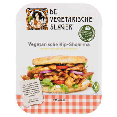 De Vegetarische Slager Vegetarische kipshoarma