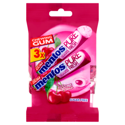 Mentos Gum rol cherry