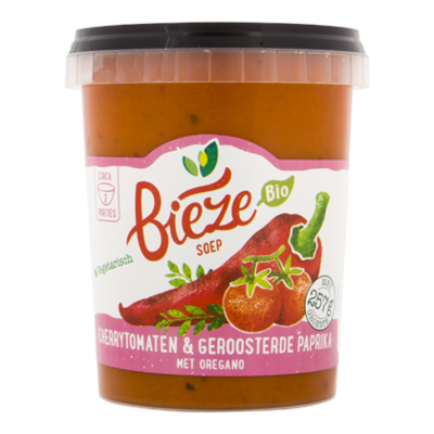 Bieze Cherrytomaten & paprika soep