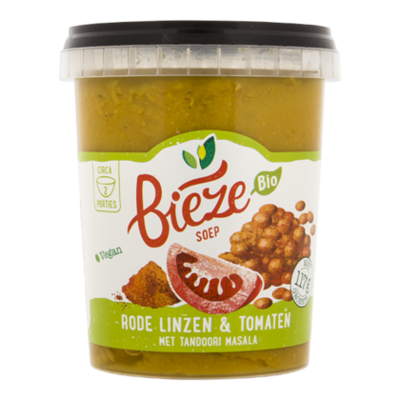Bieze Rode linzen & tomaten soep
