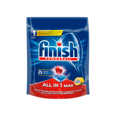 Finish Powerball All in 1 Max Parfum Citroen 25 Tabletten