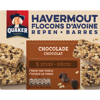 Quaker Havermoutreep chocolade 6 stuks