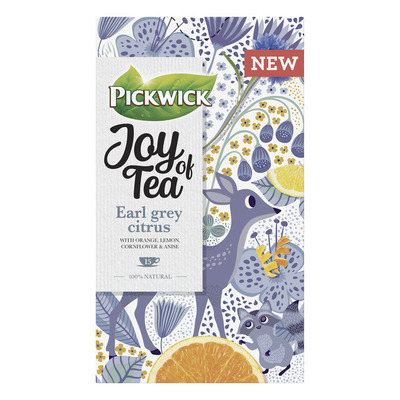 Pickwick Joy of tea earl grey citrus zwarte thee
