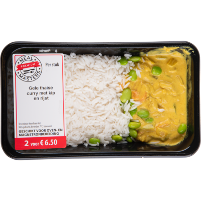 Mealmasters Thaise gele curry kip gele rijst