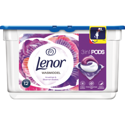 Lenor Pods amethist & bloem boeket 12 wasbeurten