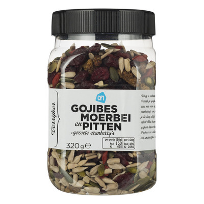 Huismerk Verrijker goji-moerbei en pitten