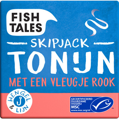 Fish Tales Tonijn skipjack gerookt MSC