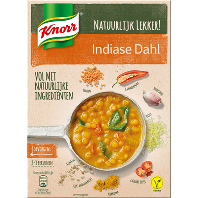 Knorr Natuurlijk lekker Indiase dahl