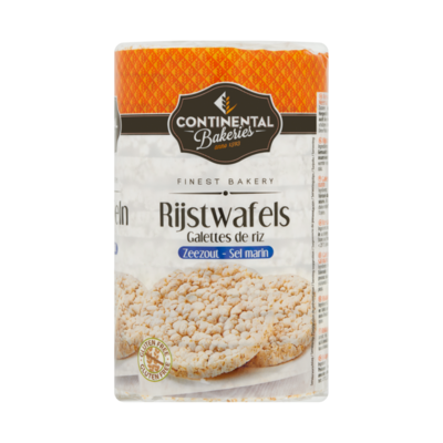 Continental Bakeries Rijstwafel met Zeezout