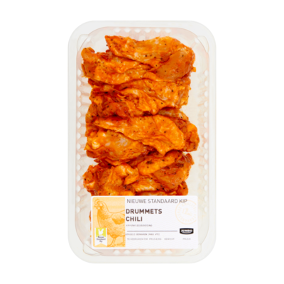 Huismerk Nieuwe Standaard Kip Drummets Chili