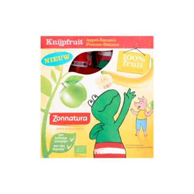 Zonnatura Knijpfruit Appel-Banaan