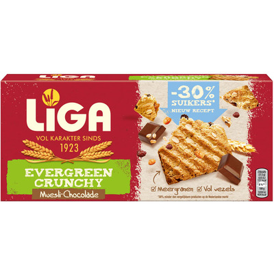 Liga Evergreen crunchy muesli choco