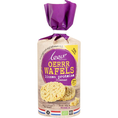 Leev OERRR linzenwafels glutenvrij