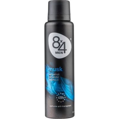 8X4 Deospray men musk