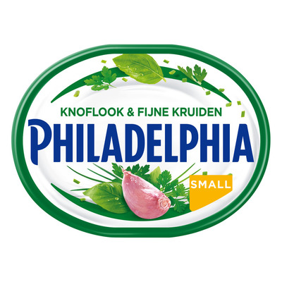 Philadelphia Knoflook en kruiden kleinverpakking