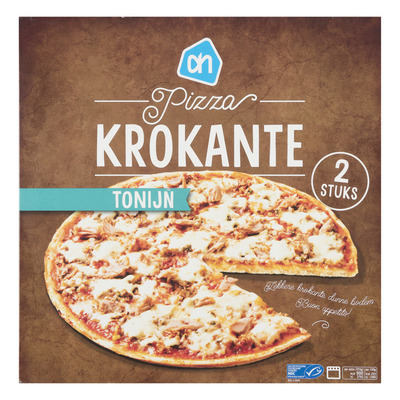 Huismerk Krokante pizza tonijn