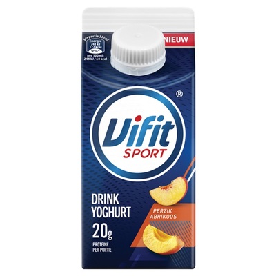 Vifit sport drinkyoghurt perzik en abrikoos
