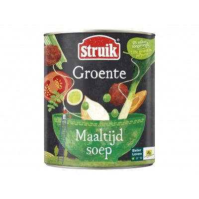 Struik Maaltijdsoep groente