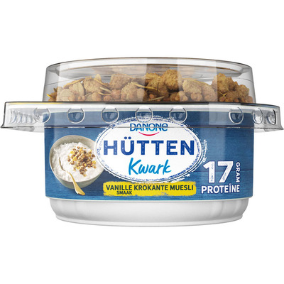 Danone Hüttenkwark vanille krokante muesli