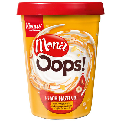 Mona Oops! peach hazelnut