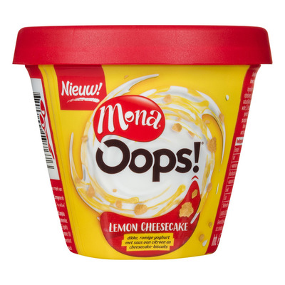 Mona Oops! lemon cheesecake