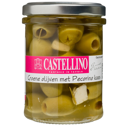 Castellino Groene olijven met pecorino kaas