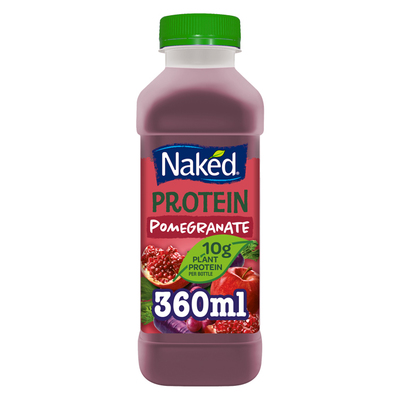 Naked Proteine smoothie granaatappel